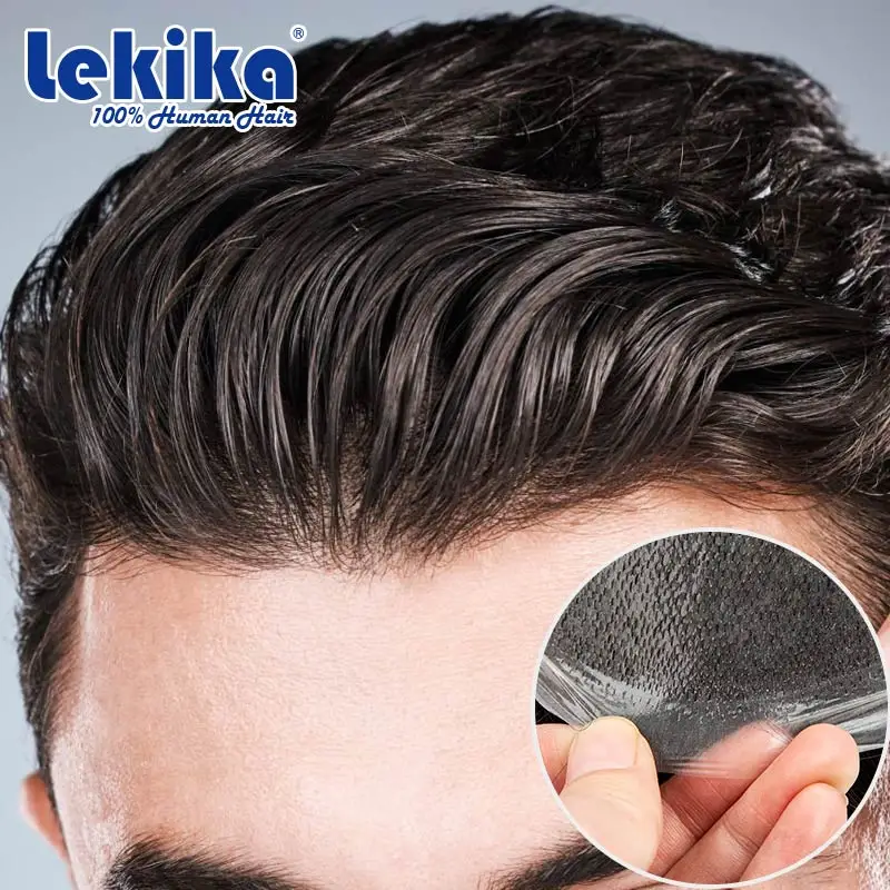 0.02mm HD Poly Thin Skin Natural Hairline 90%Density Grey Super Brown Mens Toupee Human Hair Wigs Microskin Capillary Prosthesis
0.02mm HD Poly Thin Skin Natural Hairline 90%Density Grey Super Brown Mens Toupee Human Hair Wigs Microskin Capillary Prosthesis