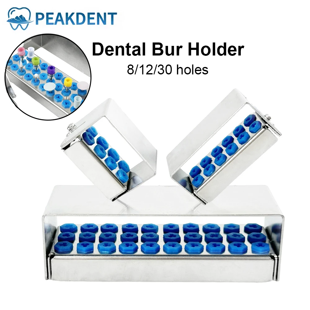 8/12/30 Holes Dental Bur Holder Autoclave Sterilizer Case Endo File Disinfection Box Organizer
8/12/30 Holes Dental Bur Holder Autoclave Sterilizer Case Endo File Disinfection Box Organizer