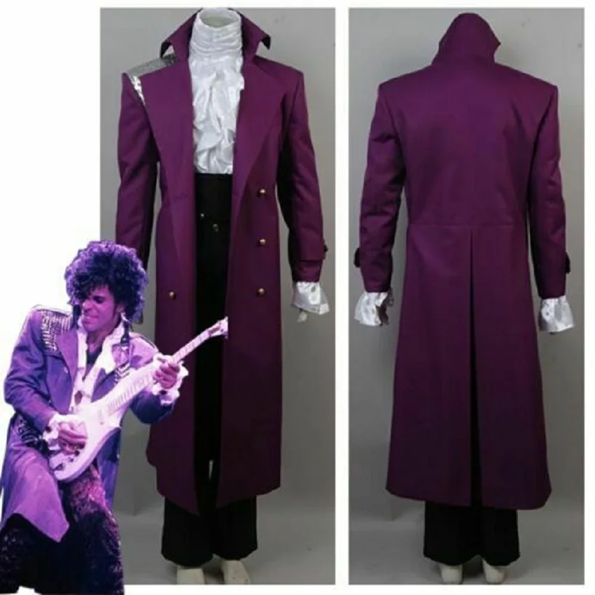 Movie Cosplay Prince Rogers Nelson Purple Rain Jacket Costume Exotic Halloween Adult Tailoring Suit
Movie Cosplay Prince Rogers Nelson Purple Rain Jacket Costume Exotic Halloween Adult Tailoring Suit
