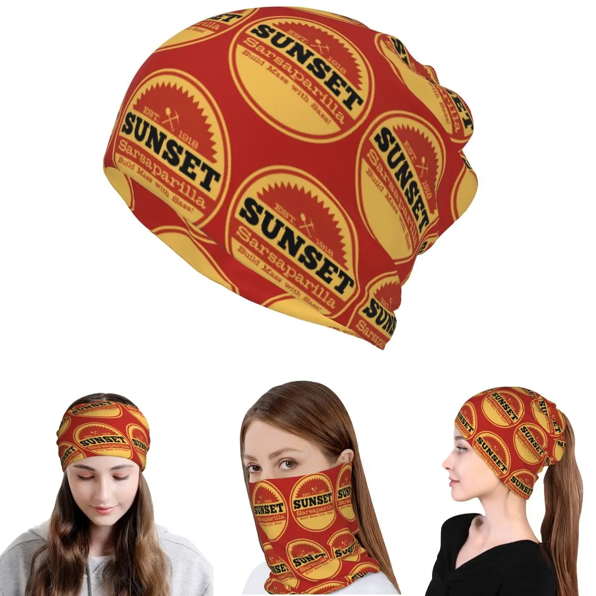 Vintage Sunset Sarsaparilla Logo Bandana Neck Gaiter Wrap Scarf Warm Cycling Scarf Beanies Hat Unisex Adult All Season
Vintage Sunset Sarsaparilla Logo Bandana Neck Gaiter Wrap Scarf Warm Cycling Scarf Beanies Hat Unisex Adult All Season