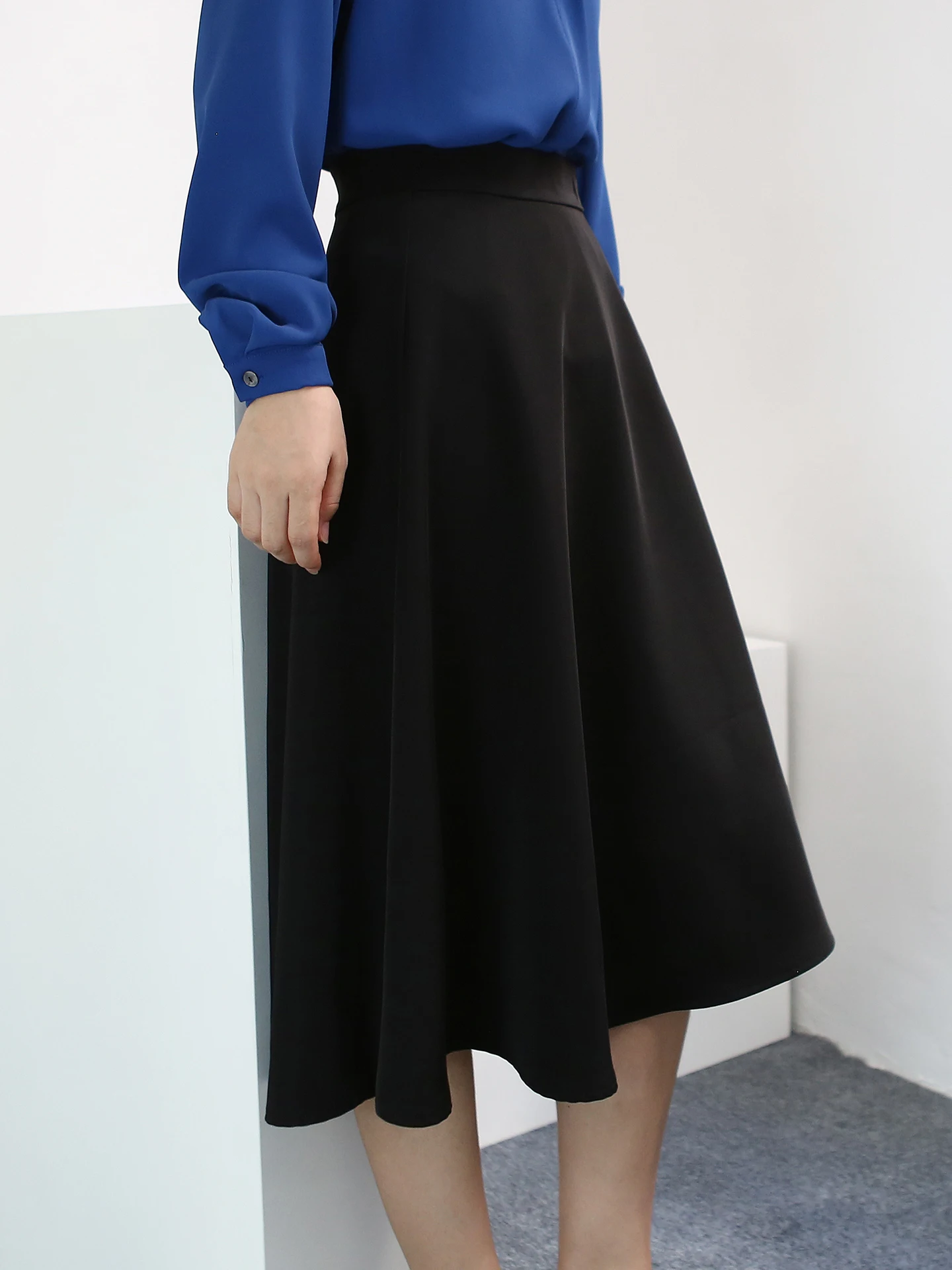 Black Asymmetrical High Waist A-Line Skirt Women's Elegant Commute Style Spring Autumn New Arrival Polyester Fiber
Black Asymmetrical High Waist A-Line Skirt Women's Elegant Commute Style Spring Autumn New Arrival Polyester Fiber
