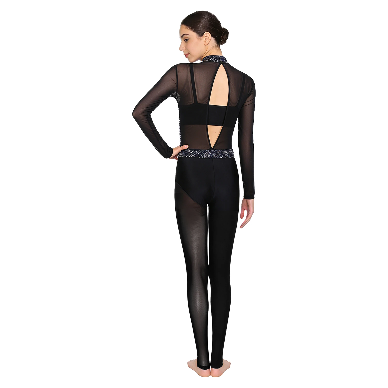 Womens One Piece Jumpsuits Long Sleeve Ballet Dance Leotard Workout Full Body Suit Gymnastics Figure Skating Practice Costume
Womens One Piece Jumpsuits Long Sleeve Ballet Dance Leotard Workout Full Body Suit Gymnastics Figure Skating Practice Costume