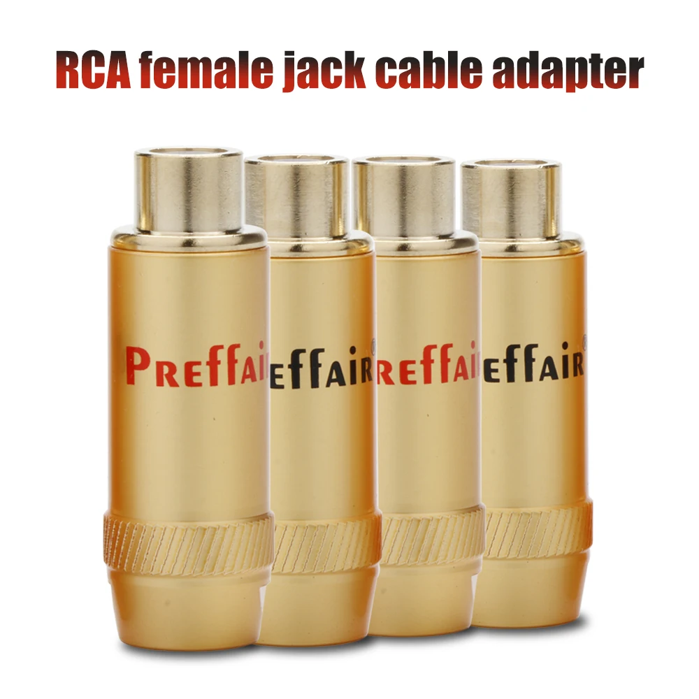4pcs Audio RCA Plug DIY Video Plug Connectors 24k Gold-plated Female RCA Plug Audio Cable Connector Adapter For
4pcs Audio RCA Plug DIY Video Plug Connectors 24k Gold-plated Female RCA Plug Audio Cable Connector Adapter For