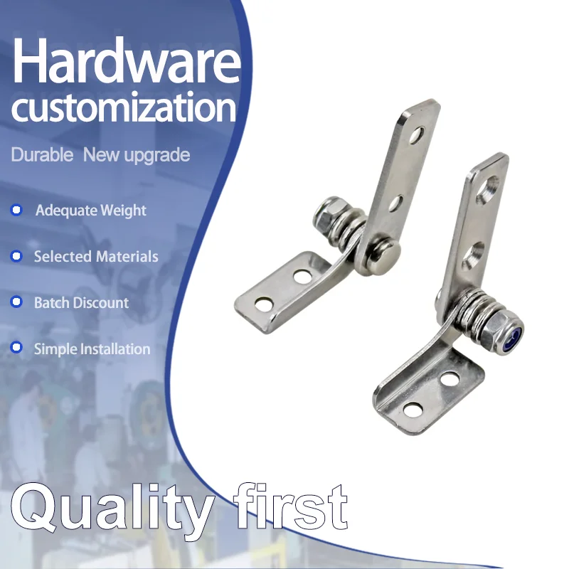 304 Stainless Steel Damping Hinges with Adjustable Torque Suitable for Industrial Electrical Cabinets and Medical Equipment
304 Stainless Steel Damping Hinges with Adjustable Torque Suitable for Industrial Electrical Cabinets and Medical Equipment