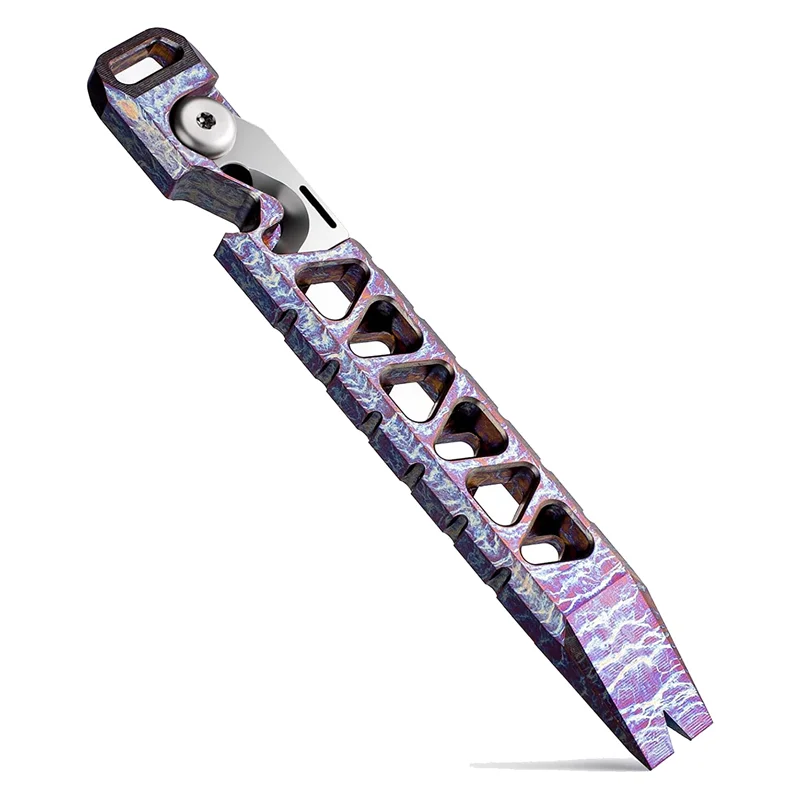UJVS-Titanium Pry Bar, Keychain Multitool Tool, Pocket Tool Bottle Opener Keychain Outdoor Tool,Titanium Key Chain,Multicolor
UJVS-Titanium Pry Bar, Keychain Multitool Tool, Pocket Tool Bottle Opener Keychain Outdoor Tool,Titanium Key Chain,Multicolor