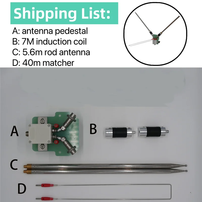 -A14E Portable Dipole Antenna, Broadband Antenna, DP200, 7-54Mhz,Better Than GP Replacement Spare Parts Accessories
-A14E Portable Dipole Antenna, Broadband Antenna, DP200, 7-54Mhz,Better Than GP Replacement Spare Parts Accessories