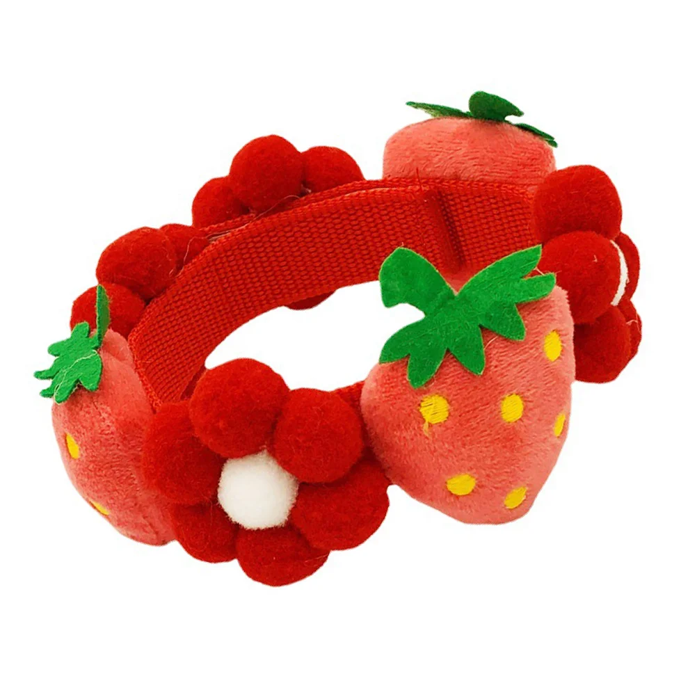 Fruit Strawberry Blossom Item Strawberries Flower Collar Cotton Puppy Collars Lovely Cat
Fruit Strawberry Blossom Item Strawberries Flower Collar Cotton Puppy Collars Lovely Cat