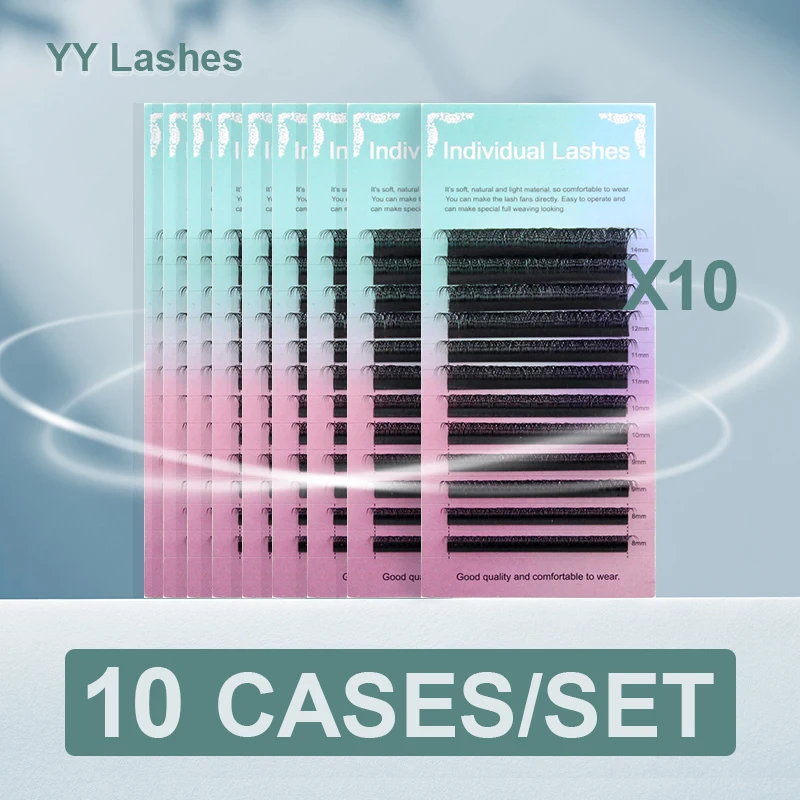 FAIRYTIS 12 Lines YY Shape Eyelash Extensions 10Cases/Lot 0.05/0.07mm Premium Individual Volume Fan Soft Eyelashes Wholesale
FAIRYTIS 12 Lines YY Shape Eyelash Extensions 10Cases/Lot 0.05/0.07mm Premium Individual Volume Fan Soft Eyelashes Wholesale