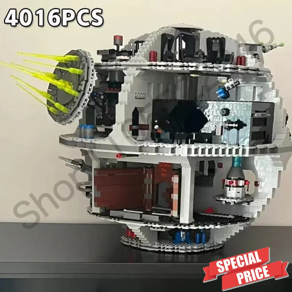 Super popular Compatible 4016PCS Death Star Great Ultimate Building Blocks Bricks Model Birthday Gifts
Super popular Compatible 4016PCS Death Star Great Ultimate Building Blocks Bricks Model Birthday Gifts