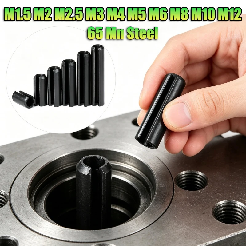 Beicai GB879 Spring-Type Straight Pins 65Mn Elastic Cylindrical Cotter Pin Dowel M1.5 M2 M2.5 M3 M4 M5 M6 M8 M10 M12
Beicai GB879 Spring-Type Straight Pins 65Mn Elastic Cylindrical Cotter Pin Dowel M1.5 M2 M2.5 M3 M4 M5 M6 M8 M10 M12