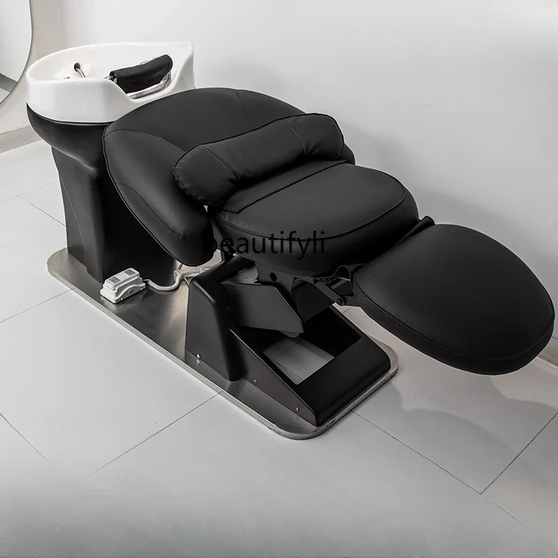 Electric Lifting Shampoo Chair for Hair Salon Barber Shop Ceramic Basin Shampoo Chair Flushing Bed
Electric Lifting Shampoo Chair for Hair Salon Barber Shop Ceramic Basin Shampoo Chair Flushing Bed