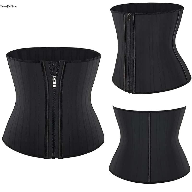 Pus Size 6XL Woman Body Shapers Fajas Girdles Fornt Zipper Waist Trainer With Hooks 25 Steel Bones Latex Corset
Pus Size 6XL Woman Body Shapers Fajas Girdles Fornt Zipper Waist Trainer With Hooks 25 Steel Bones Latex Corset