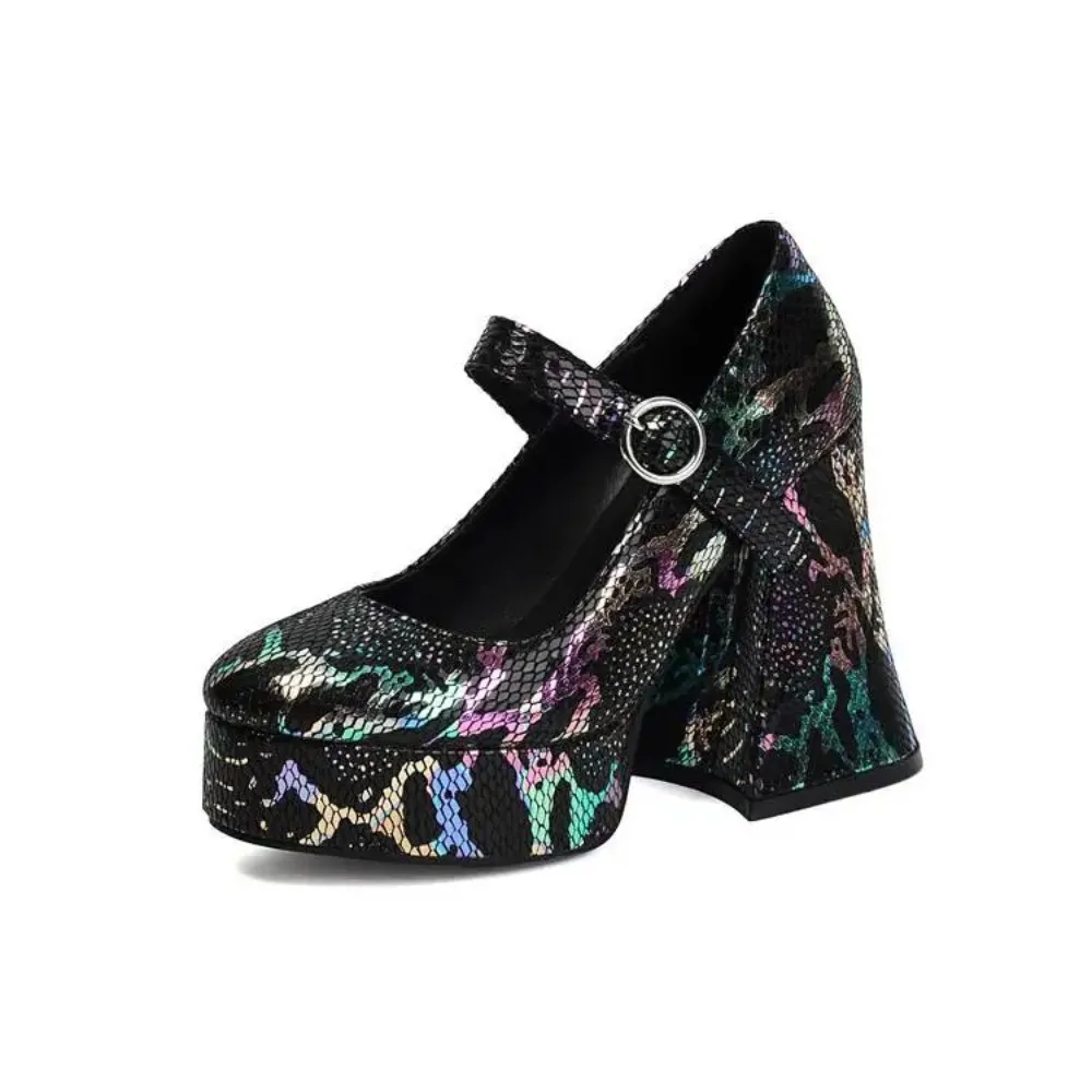 Pumps Spring Autumn New Model Fashion High Heels Nude Shoes Color Blocking Round Head Asakuchi Buckle Sexy Party Women's Shoes
Pumps Spring Autumn New Model Fashion High Heels Nude Shoes Color Blocking Round Head Asakuchi Buckle Sexy Party Women's Shoes