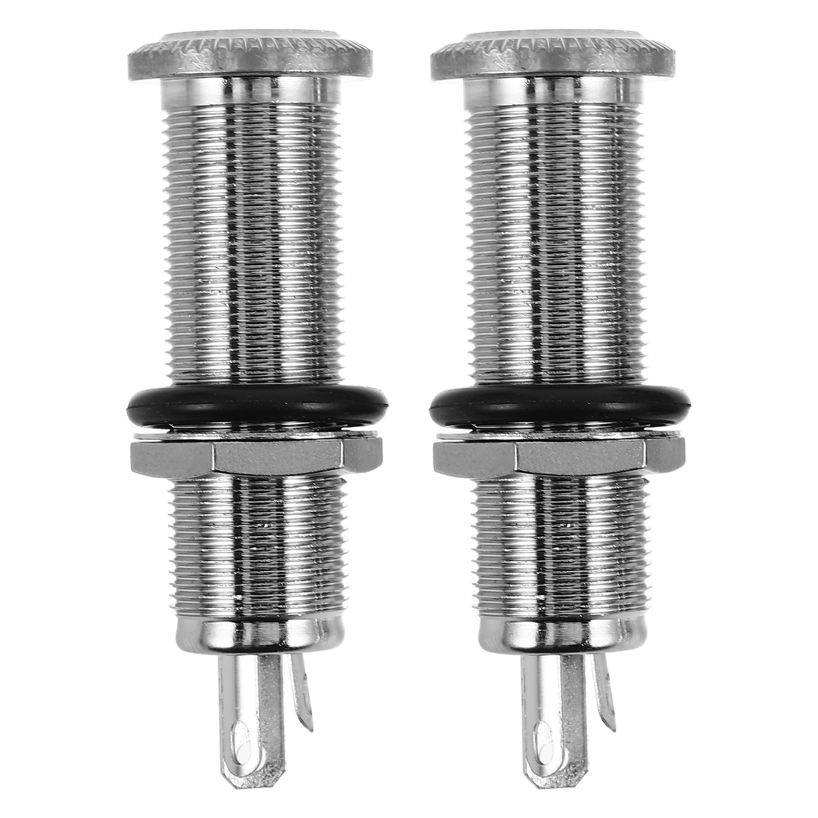 2 Pcs Electric Guitar Jack Electronic Socket Plate Bass Barrel Cylinder Flush Mount Stereo Metal End Pin Plug
2 Pcs Electric Guitar Jack Electronic Socket Plate Bass Barrel Cylinder Flush Mount Stereo Metal End Pin Plug
