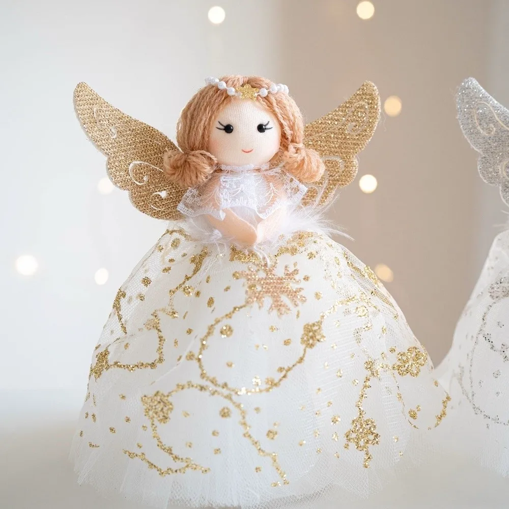 NEW Cute Christmas Angel Doll Hanging Ornaments Angel Girl Pendant Gauze Skirt Christmas Tree Pendant Party Decoration
NEW Cute Christmas Angel Doll Hanging Ornaments Angel Girl Pendant Gauze Skirt Christmas Tree Pendant Party Decoration