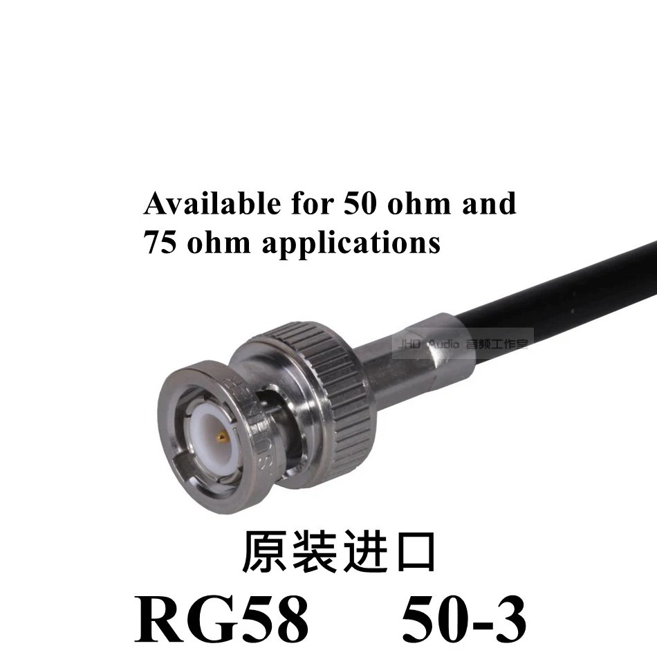 Original Imported Swiss HUBER+SUHNER RG58 High Precision 50 Ohm & 75 Ohm Digital Coaxial BNC Clock Cables
Original Imported Swiss HUBER+SUHNER RG58 High Precision 50 Ohm & 75 Ohm Digital Coaxial BNC Clock Cables