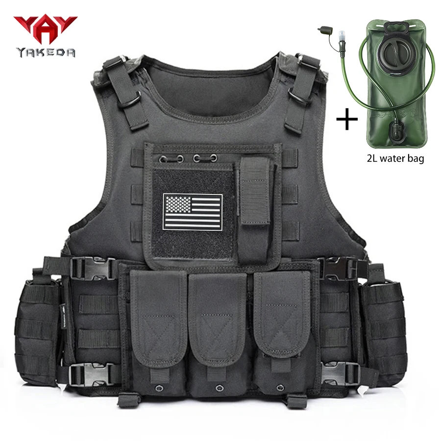YAKEDA Detachable outdoor vest with a food-grade 2L water bladder for convenient outdoor hydration
YAKEDA Detachable outdoor vest with a food-grade 2L water bladder for convenient outdoor hydration