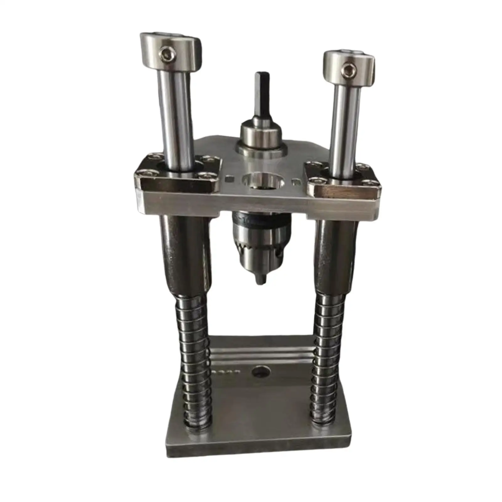 Vertical Drilling Guide Steel Precision Jig Attachment Hand Press Stand for Woodworking Projects
Vertical Drilling Guide Steel Precision Jig Attachment Hand Press Stand for Woodworking Projects