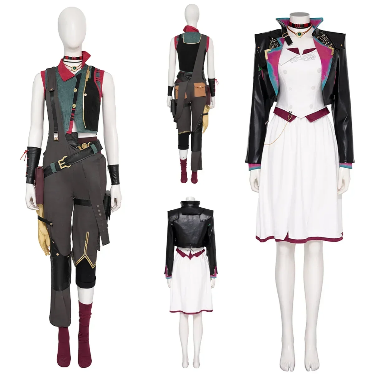 Arcane 2 Powder Cosplay Costume League of Legends Baobao Costumes Vest Outfit Coat Dress Full Set LOL Baobao Dresses Custom Made
Arcane 2 Powder Cosplay Costume League of Legends Baobao Costumes Vest Outfit Coat Dress Full Set LOL Baobao Dresses Custom Made