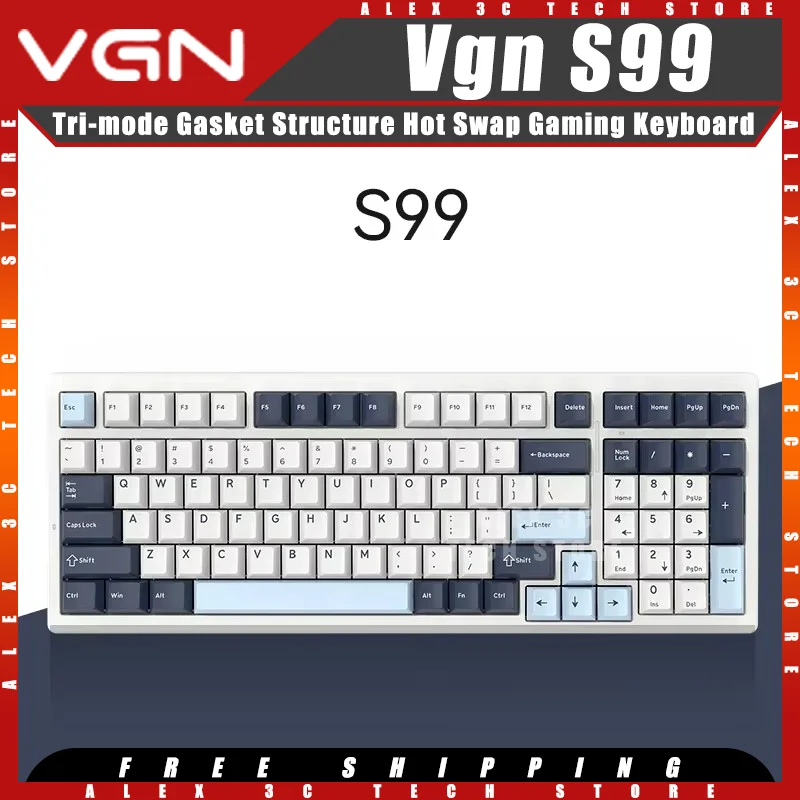 Vgn S99 Mechanical Keyboard Wireless Tri Mode Long Battery Life Hot Swap Rgb Low Latency Customized Gaming Keyboard Laptops
Vgn S99 Mechanical Keyboard Wireless Tri Mode Long Battery Life Hot Swap Rgb Low Latency Customized Gaming Keyboard Laptops