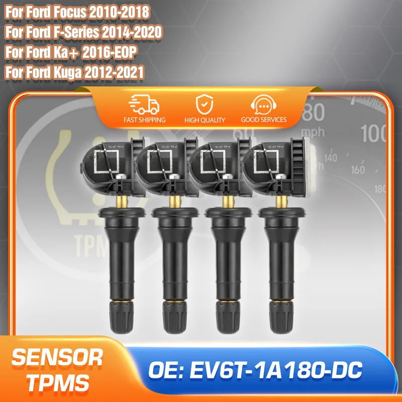 1/4PCS For Ford Focus Ford Kuga Ford F-Series Ford Ka+ TPMS Sensor Tire Pressure Monitor Sensor EV6T-1A180-DC 433 MHz Parts
1/4PCS For Ford Focus Ford Kuga Ford F-Series Ford Ka+ TPMS Sensor Tire Pressure Monitor Sensor EV6T-1A180-DC 433 MHz Parts