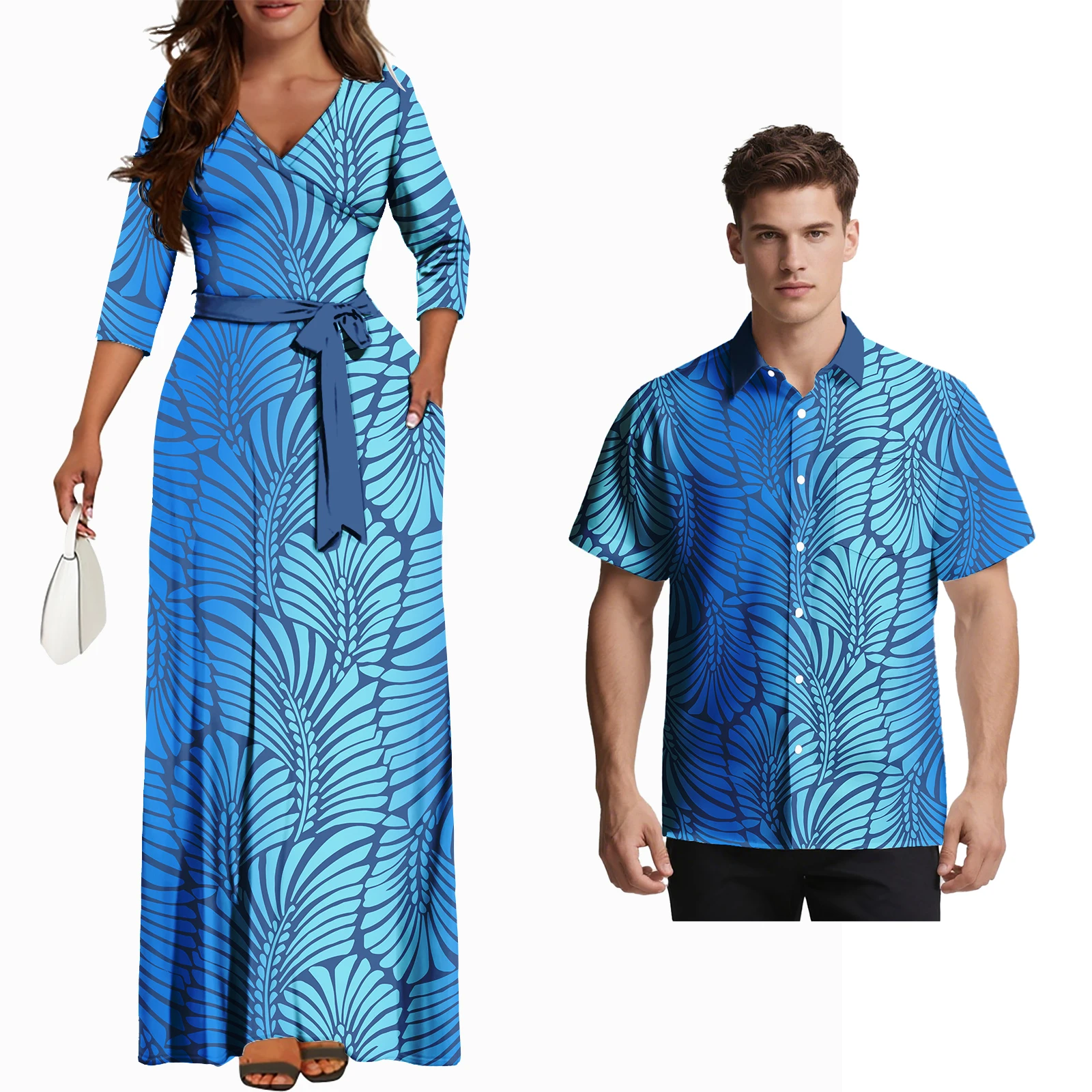 Popular Couple Outfits Hawaiian Island Women Sashes Dress Samoan Custom Men's Shirts Polynesian Plus Size Sweet Lovers Clothing
Popular Couple Outfits Hawaiian Island Women Sashes Dress Samoan Custom Men's Shirts Polynesian Plus Size Sweet Lovers Clothing