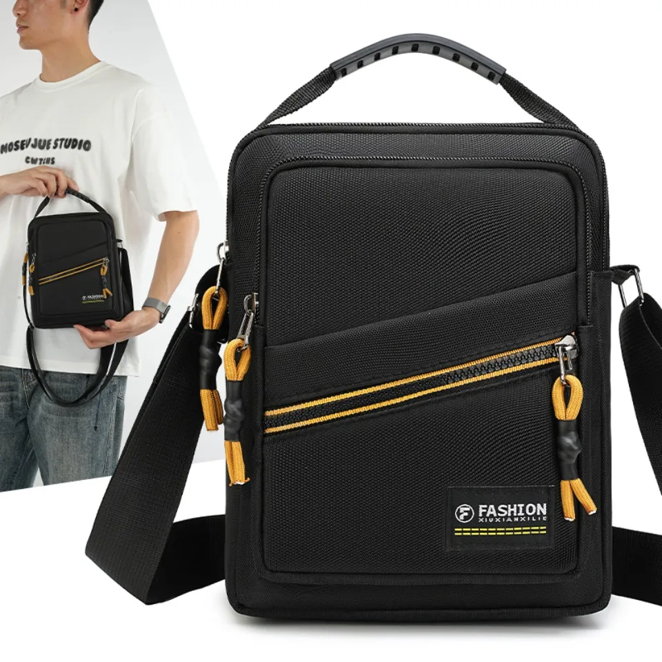 Oxford Crossbody Bag Men's Business Travel, Waterproof Anti-Theft Shoulder Messenger Bag, Multi-Pocket Storage Pack
Oxford Crossbody Bag Men's Business Travel, Waterproof Anti-Theft Shoulder Messenger Bag, Multi-Pocket Storage Pack
