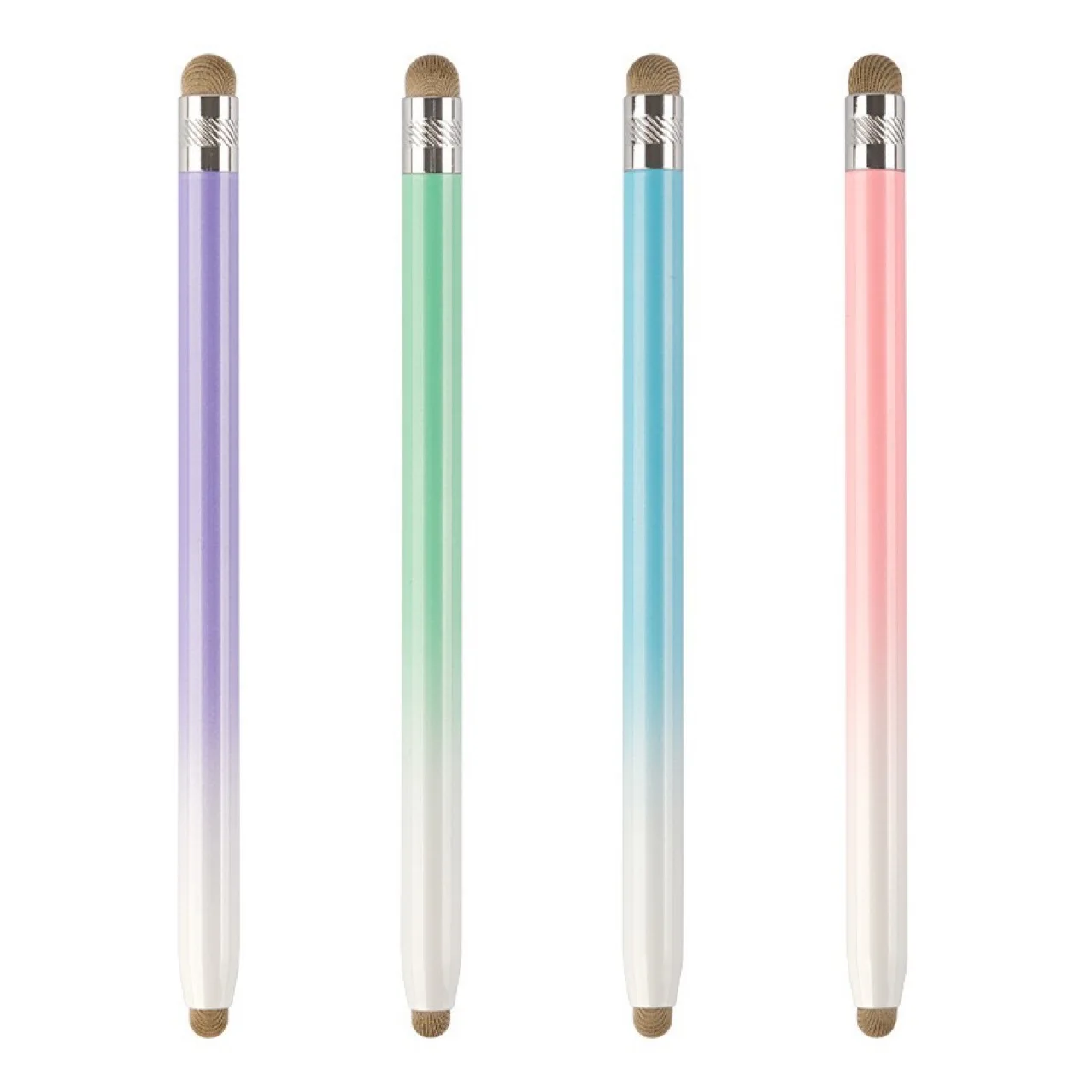 Gradual change silver fiber dual-purpose stylus 2 in 1 capacitive pen, universal for mobile phones and tablets
Gradual change silver fiber dual-purpose stylus 2 in 1 capacitive pen, universal for mobile phones and tablets