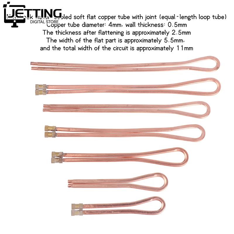 Аксессуары для водяного охлаждения ноутбука 4*3, медная плоская трубка, мягкая и легко изгибаемая, модифицированная медная трубка «сделай сам» 
Аксессуары для водяного охлаждения ноутбука 4*3, медная плоская трубка, мягкая и легко изгибаемая, модифицированная медная трубка «сделай сам»