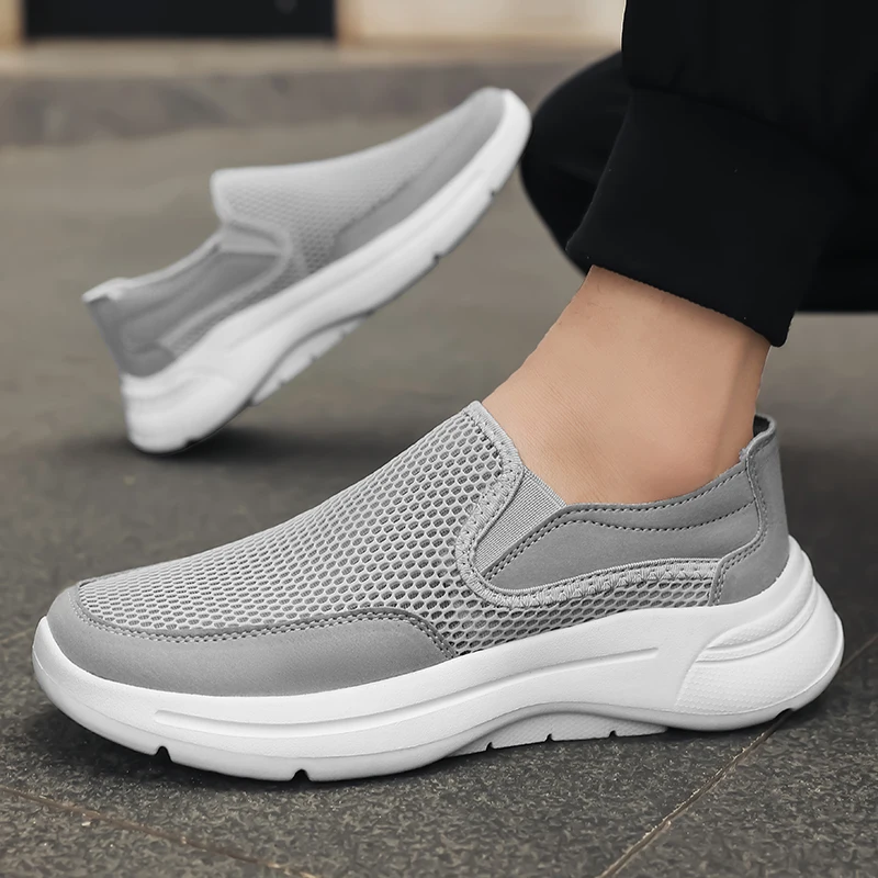 Summer Breathable Comfortable High-Quality Men's Hollow Out Slip-On Large Size Mesh Shoes Lightweight Men's Shoes
Summer Breathable Comfortable High-Quality Men's Hollow Out Slip-On Large Size Mesh Shoes Lightweight Men's Shoes