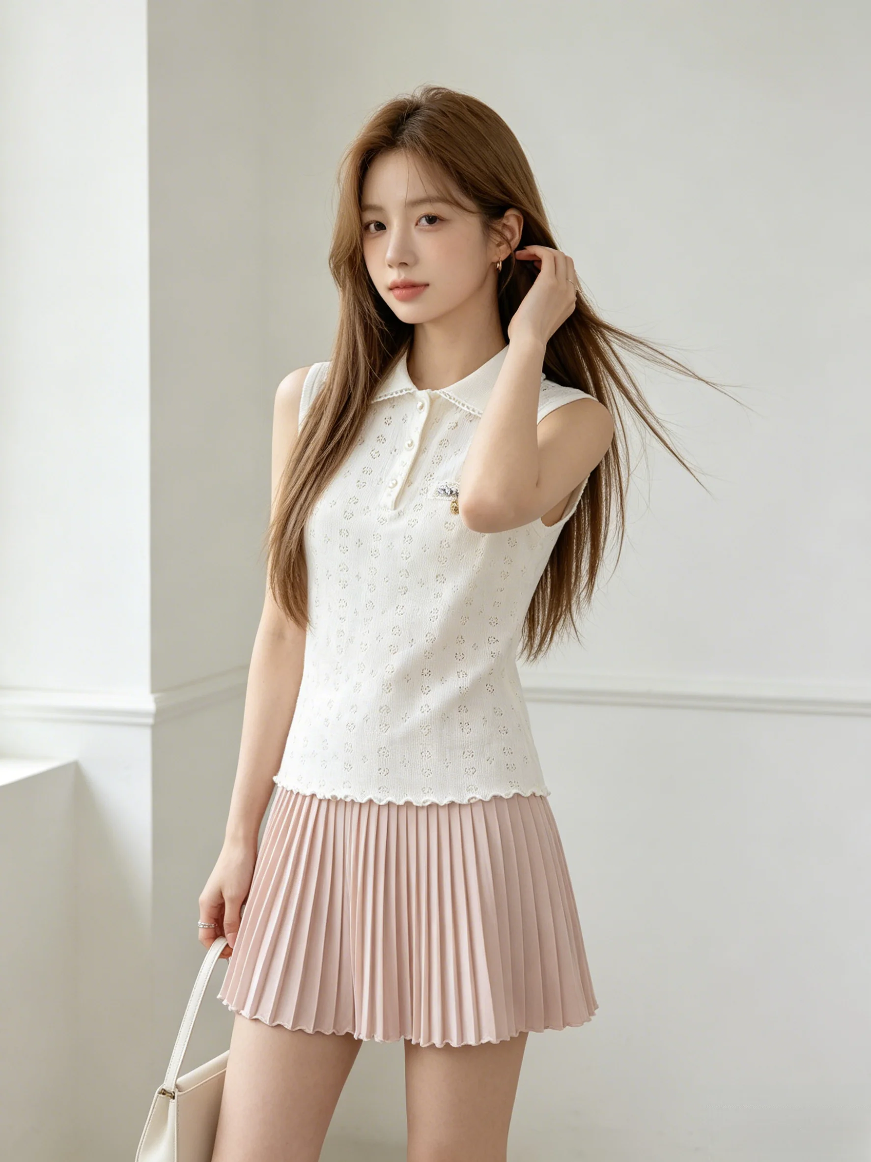 Skin-friendly Korean Style -neck Knitted Vest Breathable Slimming Summer New Arrival Versatile Top for Young Women
Skin-friendly Korean Style -neck Knitted Vest Breathable Slimming Summer New Arrival Versatile Top for Young Women