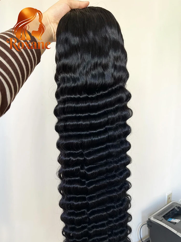 Roxane Water Wave Curly 13x4 13x6 HD Lace Frontal Human Hair Wigs 220%Density Loose Wave Front Remy Wig For Women 30 40 Inches
Roxane Water Wave Curly 13x4 13x6 HD Lace Frontal Human Hair Wigs 220%Density Loose Wave Front Remy Wig For Women 30 40 Inches