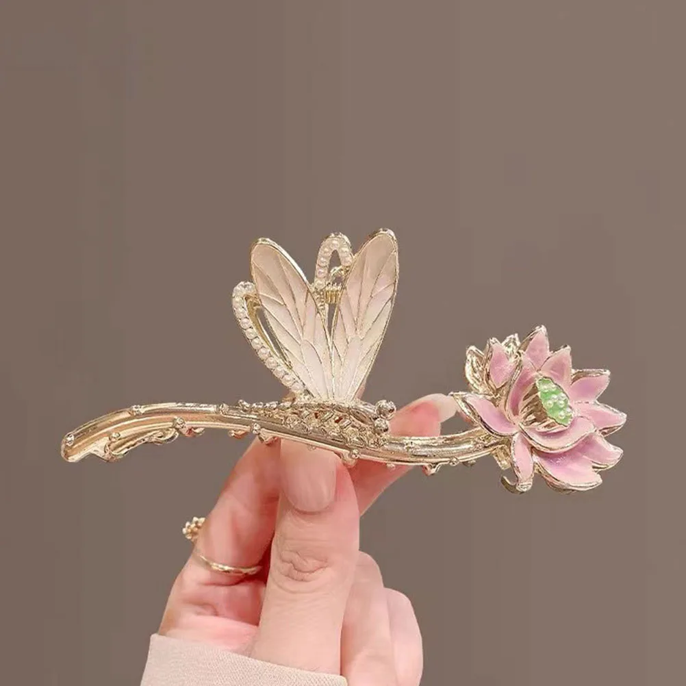 Lotus Flower Clip Claw Lotus Flower Hair Clips For Women Clips for Women Thick Hair Accessories Metal Alloy Durable Styling Tool
Lotus Flower Clip Claw Lotus Flower Hair Clips For Women Clips for Women Thick Hair Accessories Metal Alloy Durable Styling Tool