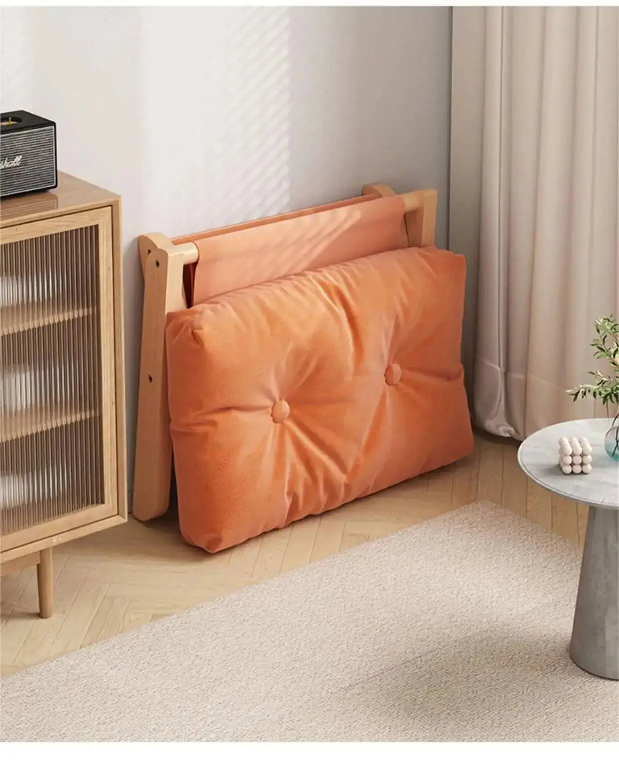 Household Small Stool Foldable Storage Living Room Sofa Foot Stool Beech Wooden Leisure Low Stool with Soft Breathable Cushion
Household Small Stool Foldable Storage Living Room Sofa Foot Stool Beech Wooden Leisure Low Stool with Soft Breathable Cushion