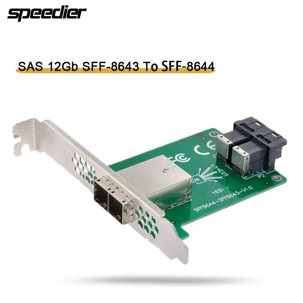 Двухпортовая адаптерная карта Mini SAS HD SFF-8644 для внутреннего SAS HD SFF-8643 PCBA с низкопрофильным кронштейном
Двухпортовая адаптерная карта Mini SAS HD SFF-8644 для внутреннего SAS HD SFF-8643 PCBA с низкопрофильным кронштейном
