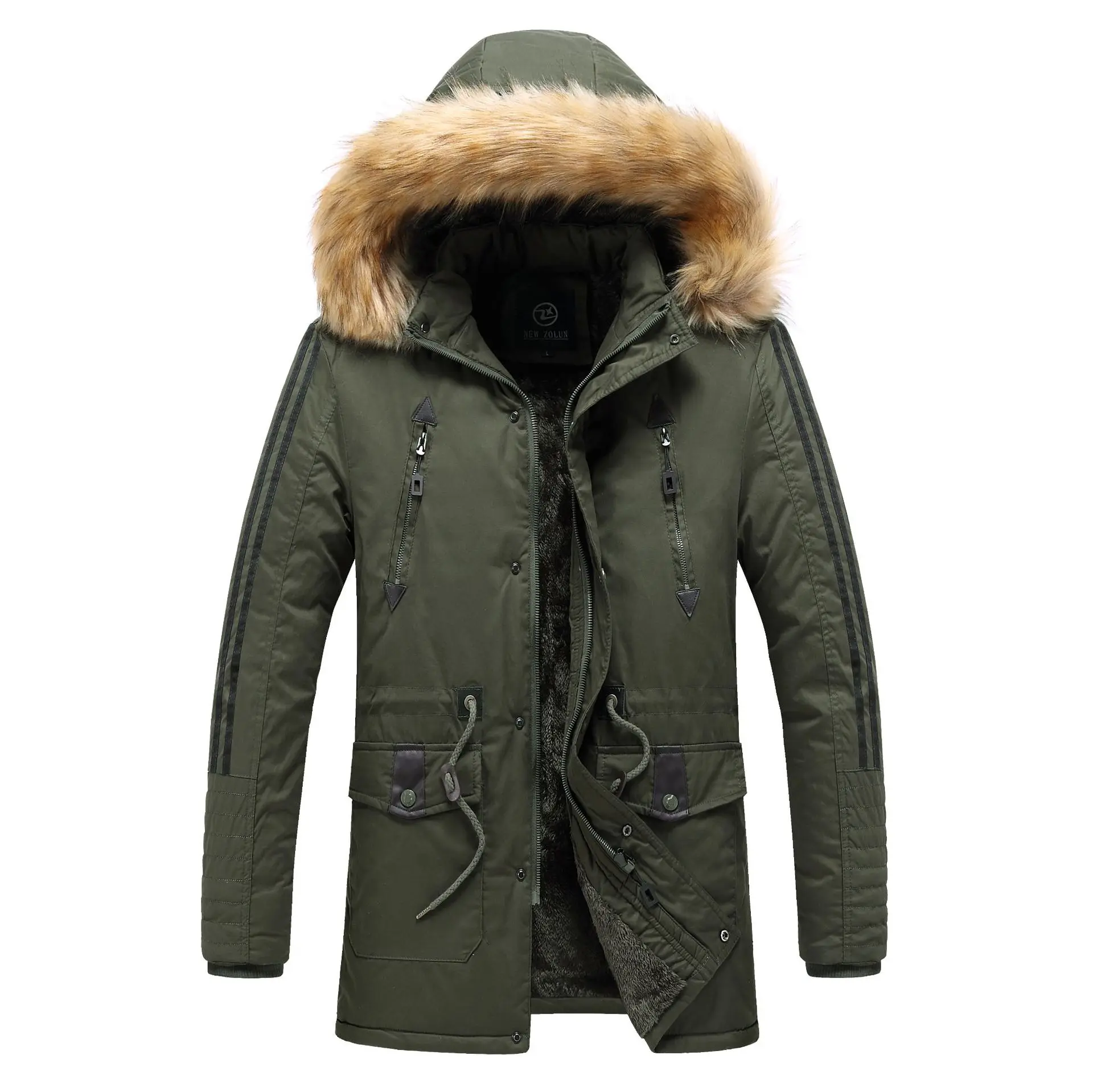 Winter Men's New Solid Color Simple Casual Medium-Long Fashion Hooded Cotton-padded Jacket
Winter Men's New Solid Color Simple Casual Medium-Long Fashion Hooded Cotton-padded Jacket