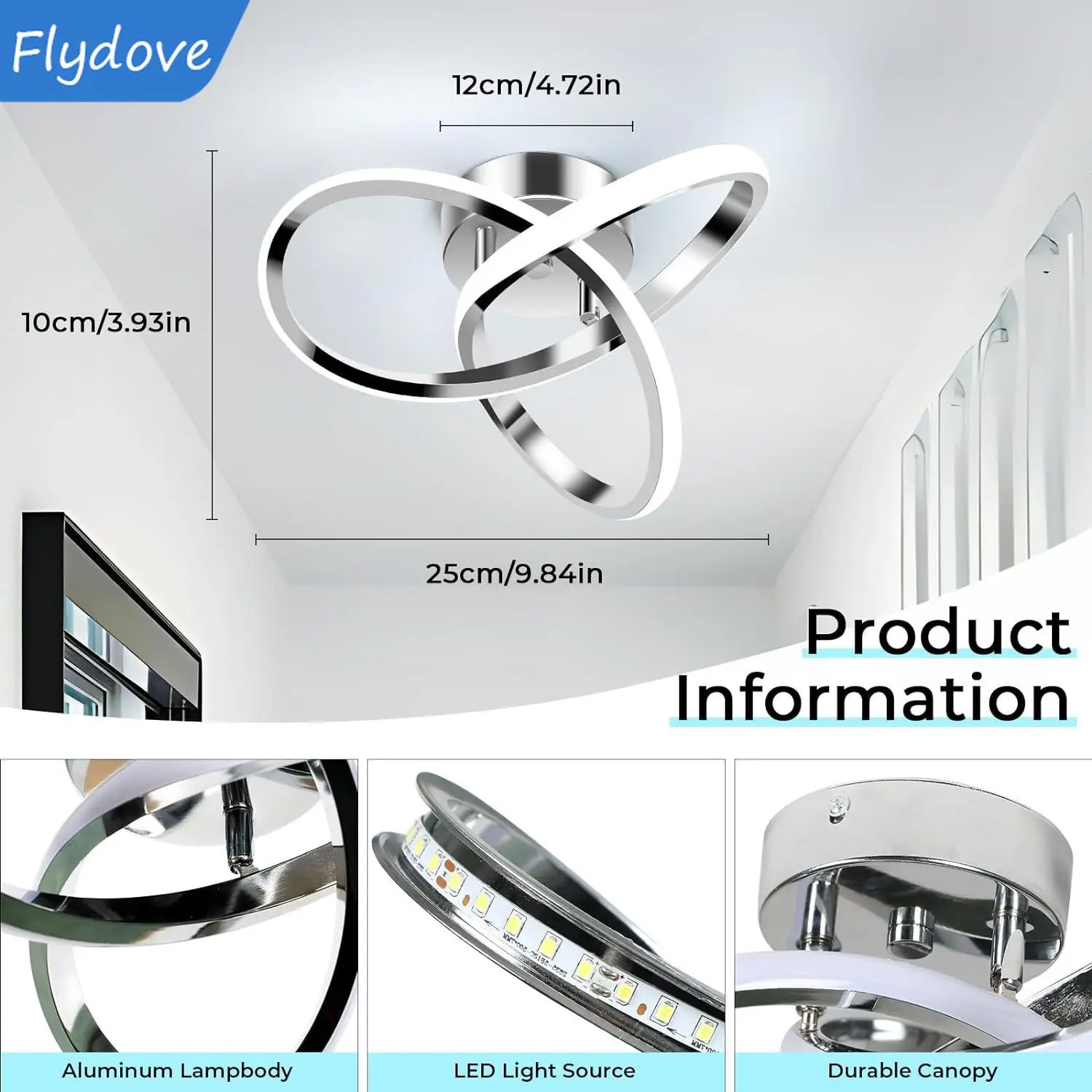 Modern LED Ceiling Light Trefoil Dimmable Black White Gold Lamp Bedroom Bedside Corridor Living Room Backgroud Home Indoor Decor
Modern LED Ceiling Light Trefoil Dimmable Black White Gold Lamp Bedroom Bedside Corridor Living Room Backgroud Home Indoor Decor