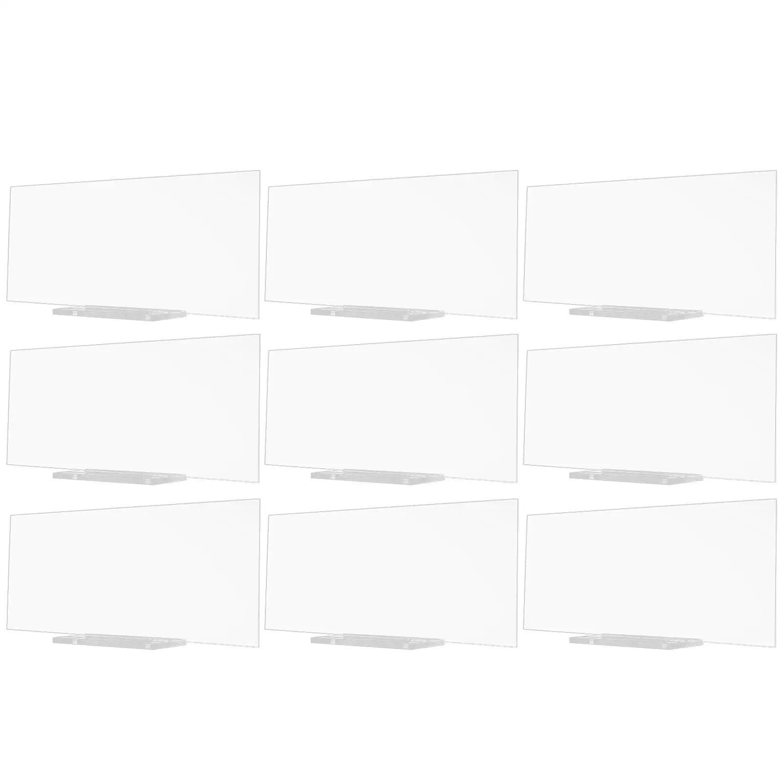 10Pcs Acrylic Table Number Plates Blank Square Wedding Reception Signs Party Cards Name Holders Clear Display Stand
10Pcs Acrylic Table Number Plates Blank Square Wedding Reception Signs Party Cards Name Holders Clear Display Stand