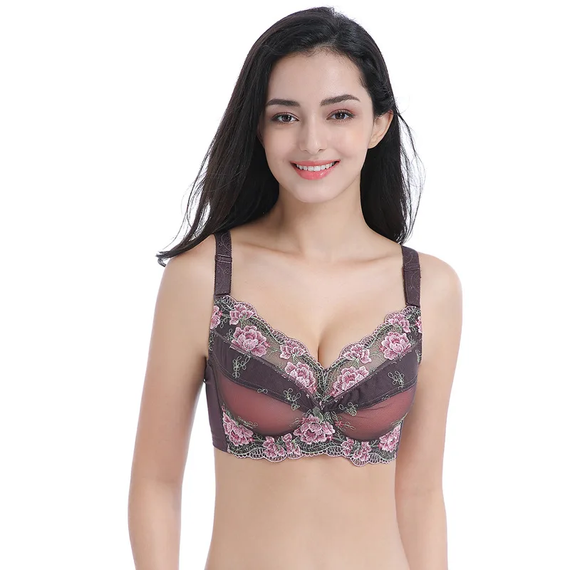 New Arrival Summer Style Thin Sexy Lingeries Bras For Women Plus Size Large Cups Lace Embroidery Lady's Underwear
New Arrival Summer Style Thin Sexy Lingeries Bras For Women Plus Size Large Cups Lace Embroidery Lady's Underwear