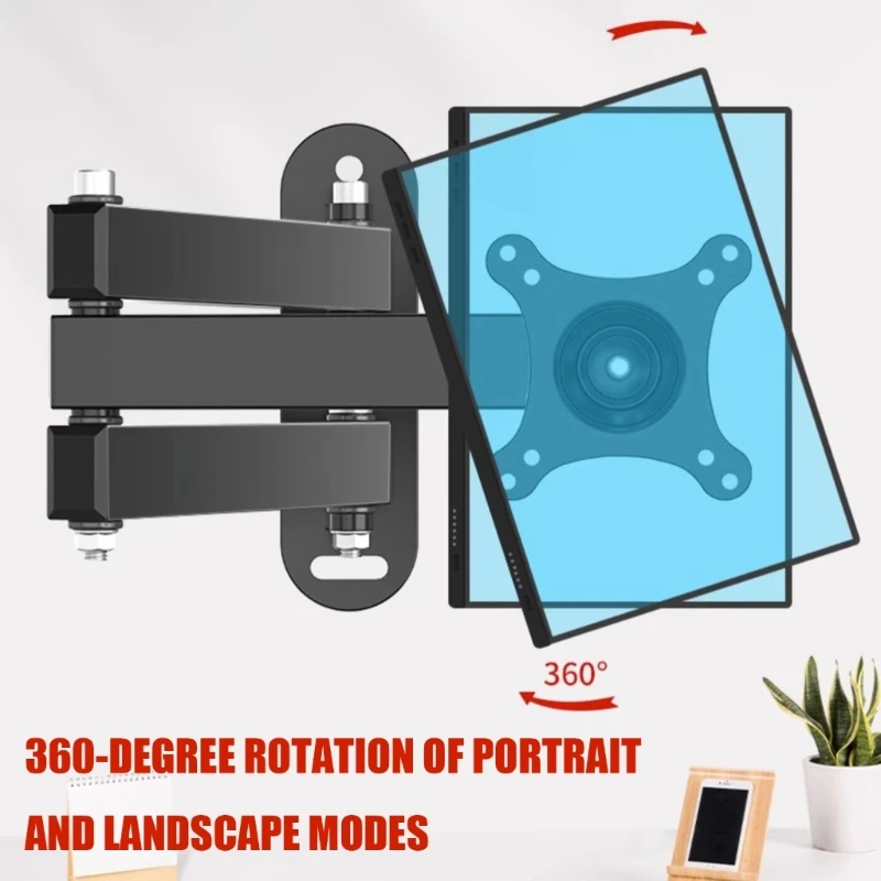Ergonomic Wall Mount Brackets For TVs And Monitors With Flexible Height Tilts Adjustment Up To 32 Inches F19E
Ergonomic Wall Mount Brackets For TVs And Monitors With Flexible Height Tilts Adjustment Up To 32 Inches F19E