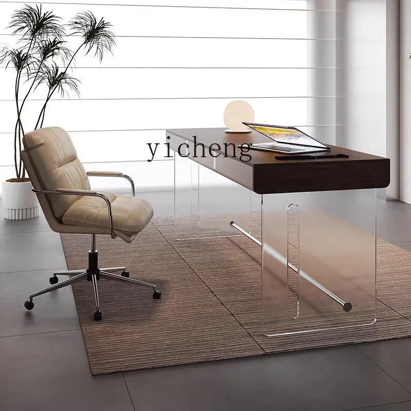 HYS floating desk modern simple light luxury study home dressing writing desk integrated table
HYS floating desk modern simple light luxury study home dressing writing desk integrated table