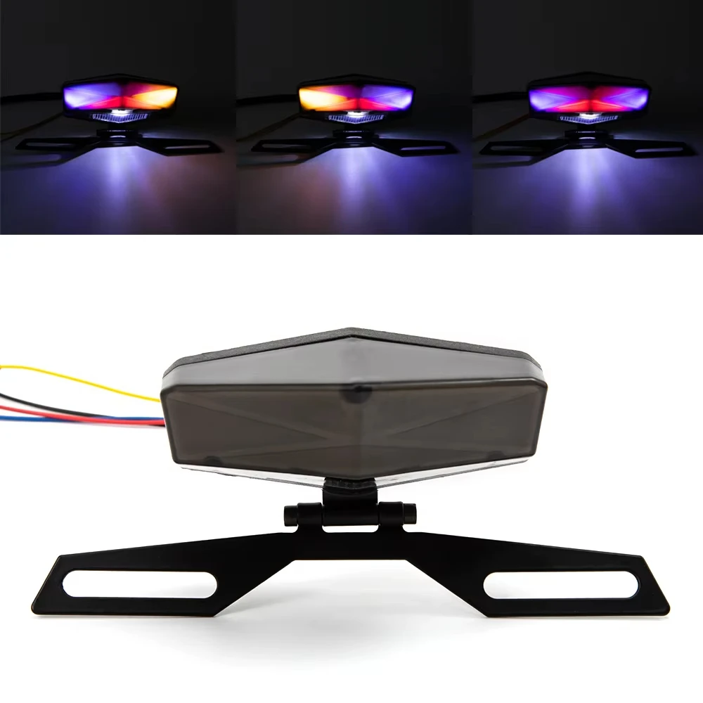 Motorcycle LED Tail Light Brake Light 12V Retro Tail Light Running Light Suitable for Most Motocross Black Cover
Motorcycle LED Tail Light Brake Light 12V Retro Tail Light Running Light Suitable for Most Motocross Black Cover