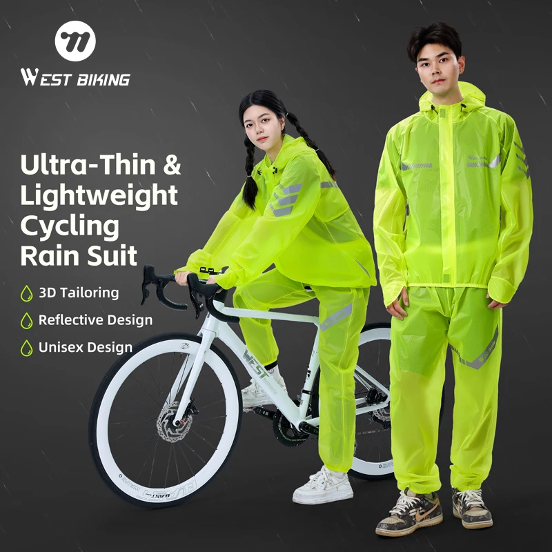 Плащ WEST BIKING, костюм от дождя, защита от дождя всего тела, электрический велосипед, мотоцикл, уличный светоотражающий плащ с разрезом
Плащ WEST BIKING, костюм от дождя, защита от дождя всего тела, электрический велосипед, мотоцикл, уличный светоотражающий плащ с разрезом