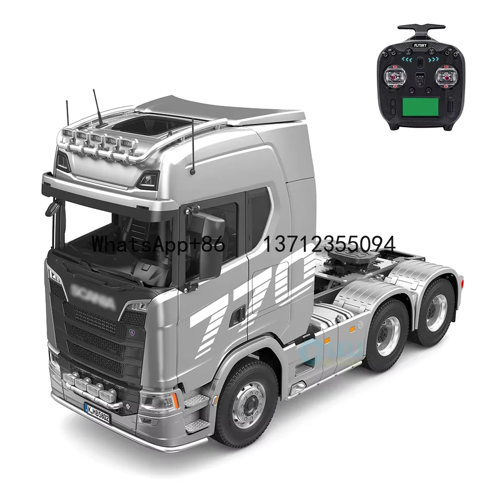 SJY-K5802 1/14 Tractor 6x6 Metal Hydraulic RC Truck W/ 2-Speed Sound Light System Open Door Toy Model
SJY-K5802 1/14 Tractor 6x6 Metal Hydraulic RC Truck W/ 2-Speed Sound Light System Open Door Toy Model