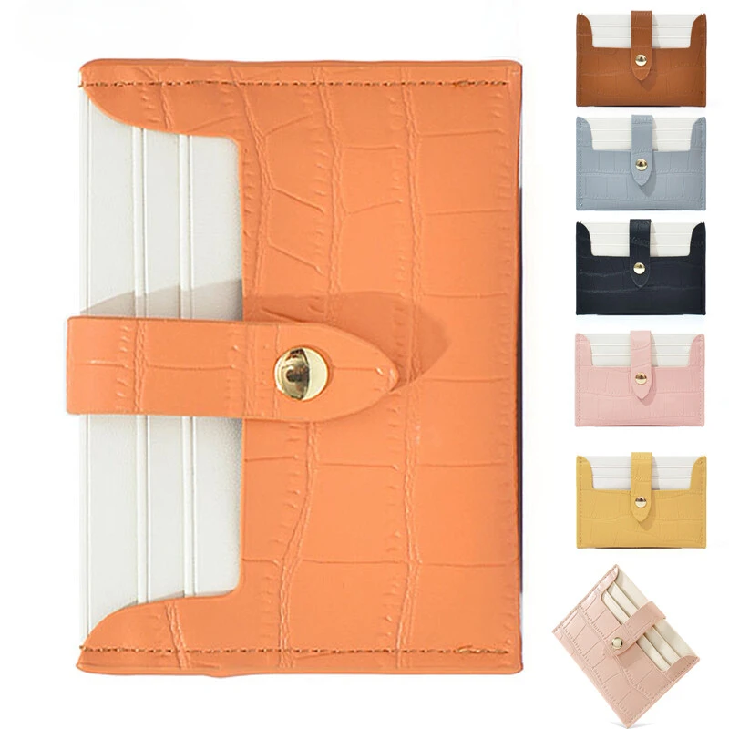 Womens Card Wallet Small Unisex PU Leather Hasp Fashion Credit Card Holder Wallet Thin Slim Business ID Card Pocket Wallet Purse
Womens Card Wallet Small Unisex PU Leather Hasp Fashion Credit Card Holder Wallet Thin Slim Business ID Card Pocket Wallet Purse