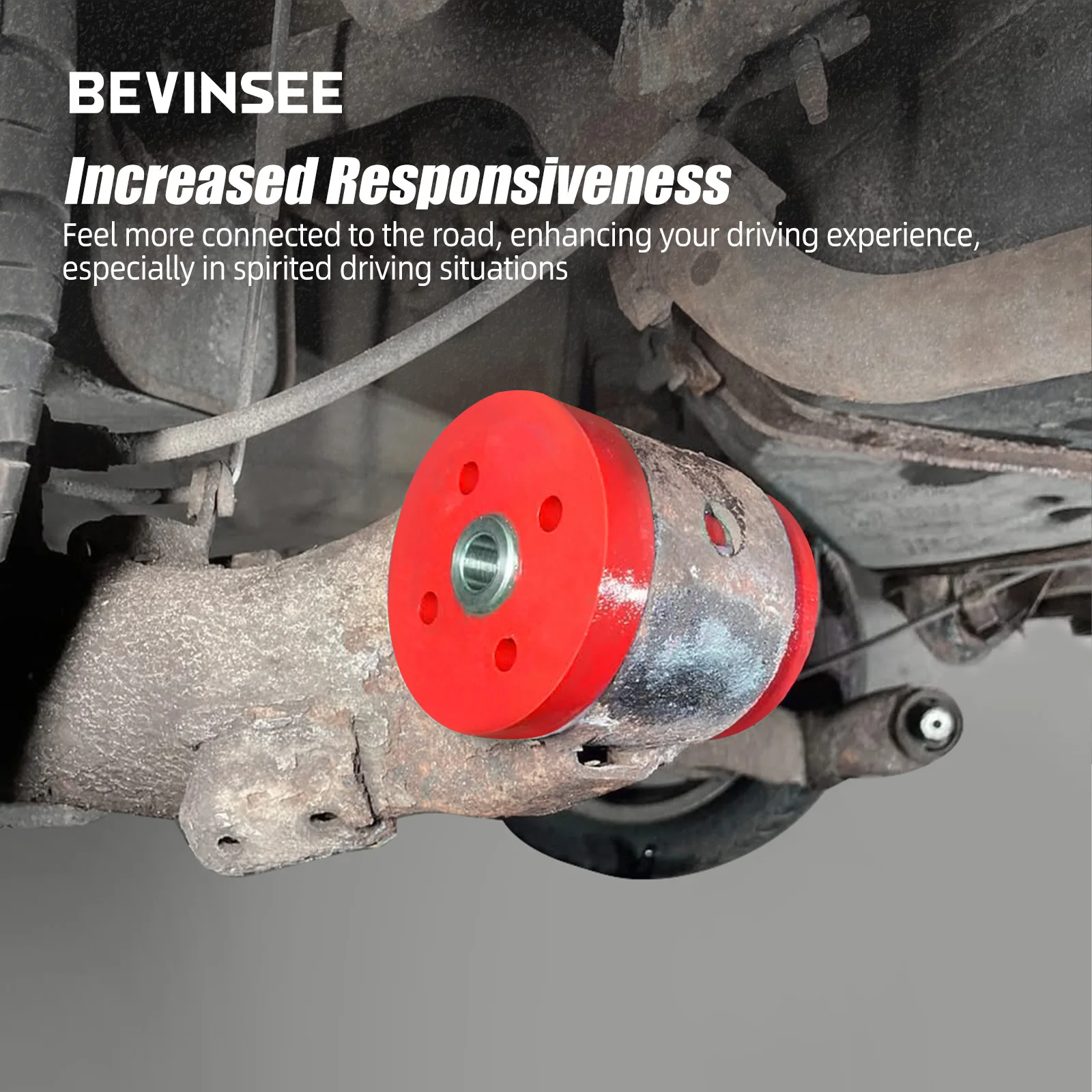 BEVINSEE Polyurethane Rear Axle Beam Bushing Kit for Ford Fiesta MK6/MK7 2008-2017 Hatchback & Van Replace 180581
BEVINSEE Polyurethane Rear Axle Beam Bushing Kit for Ford Fiesta MK6/MK7 2008-2017 Hatchback & Van Replace 180581