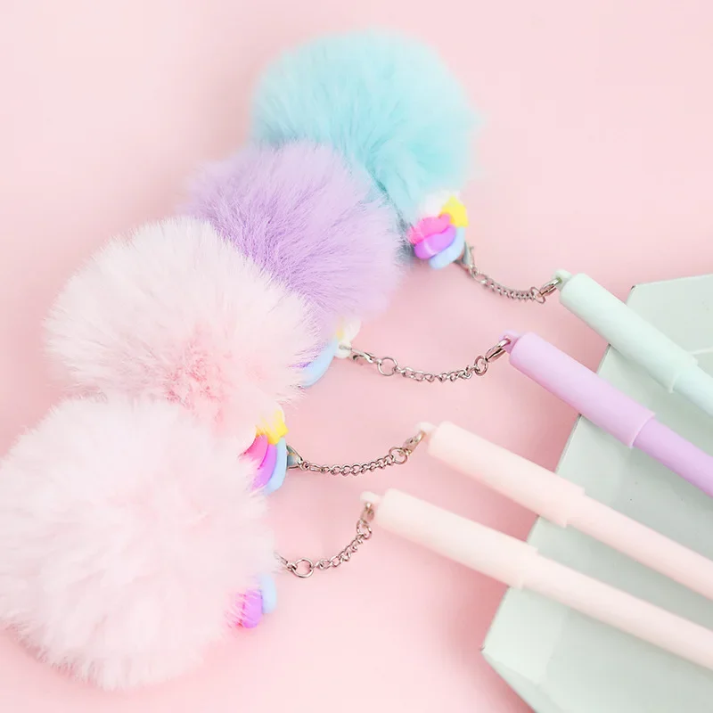 24 шт., креативные шарики для волос с радужным облаком, милые ручки, гелевая ручка 0,5 мм, ручка для студентов, канцелярские принадлежности, каваи, школьные принадлежности 
24 шт., креативные шарики для волос с радужным облаком, милые ручки, гелевая ручка 0,5 мм, ручка для студентов, канцелярские принадлежности, каваи, школьные принадлежности