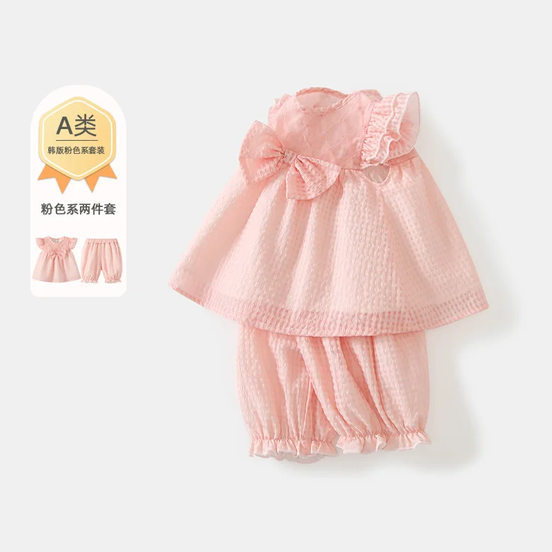 Dropshipping A Kids Girl Clothes Fashion Sling Flower Bow Pink Baby Girls Shirt + Shorts 2pcs Suit Children Clothing Sets
Dropshipping A Kids Girl Clothes Fashion Sling Flower Bow Pink Baby Girls Shirt + Shorts 2pcs Suit Children Clothing Sets