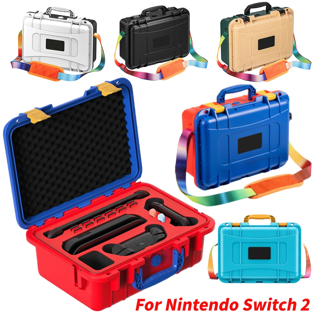 Hard Shell Box For Nintendo Switch 2 Large Storage Bag Game Console Storage Box Anti-Fall Portable Carrying Case Outdoor Handbag
Hard Shell Box For Nintendo Switch 2 Large Storage Bag Game Console Storage Box Anti-Fall Portable Carrying Case Outdoor Handbag
