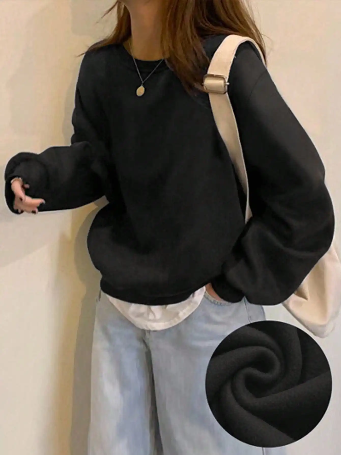 Женская повседневная толстовка INAWLY однотонного цвета с круглым вырезом и спущенным плечом, свободного кроя, осенняя
Женская повседневная толстовка INAWLY однотонного цвета с круглым вырезом и спущенным плечом, свободного кроя, осенняя